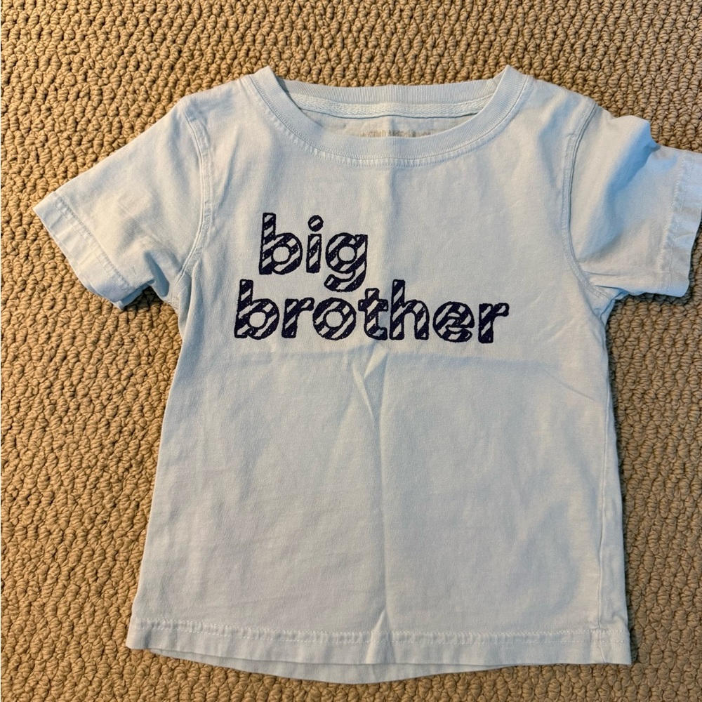 Mustard & Ketchup Soft Premium Cotton Big Brother Kids T-Shirt - Light Blue